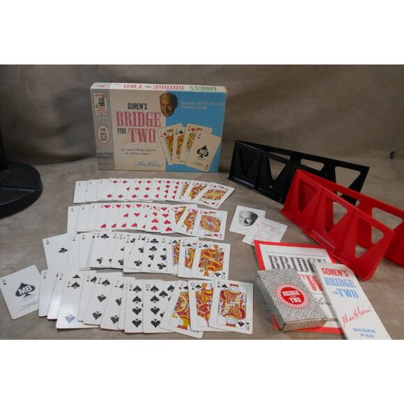 Vintage 1964 Goren's Bridge for Two Milton Bradley #4401 Complete - Picture 5 of 11